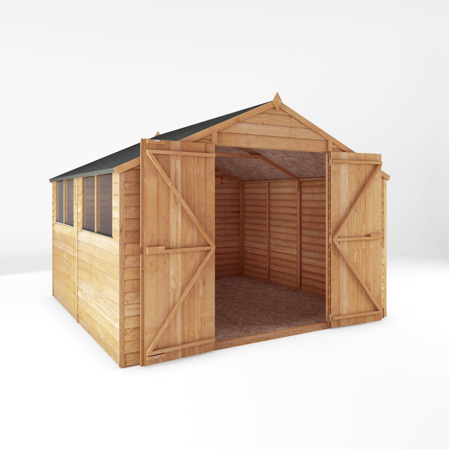 Mercia 10x10 Overlap Apex Shed