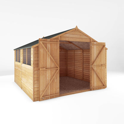 Mercia 10x10 Overlap Apex Shed