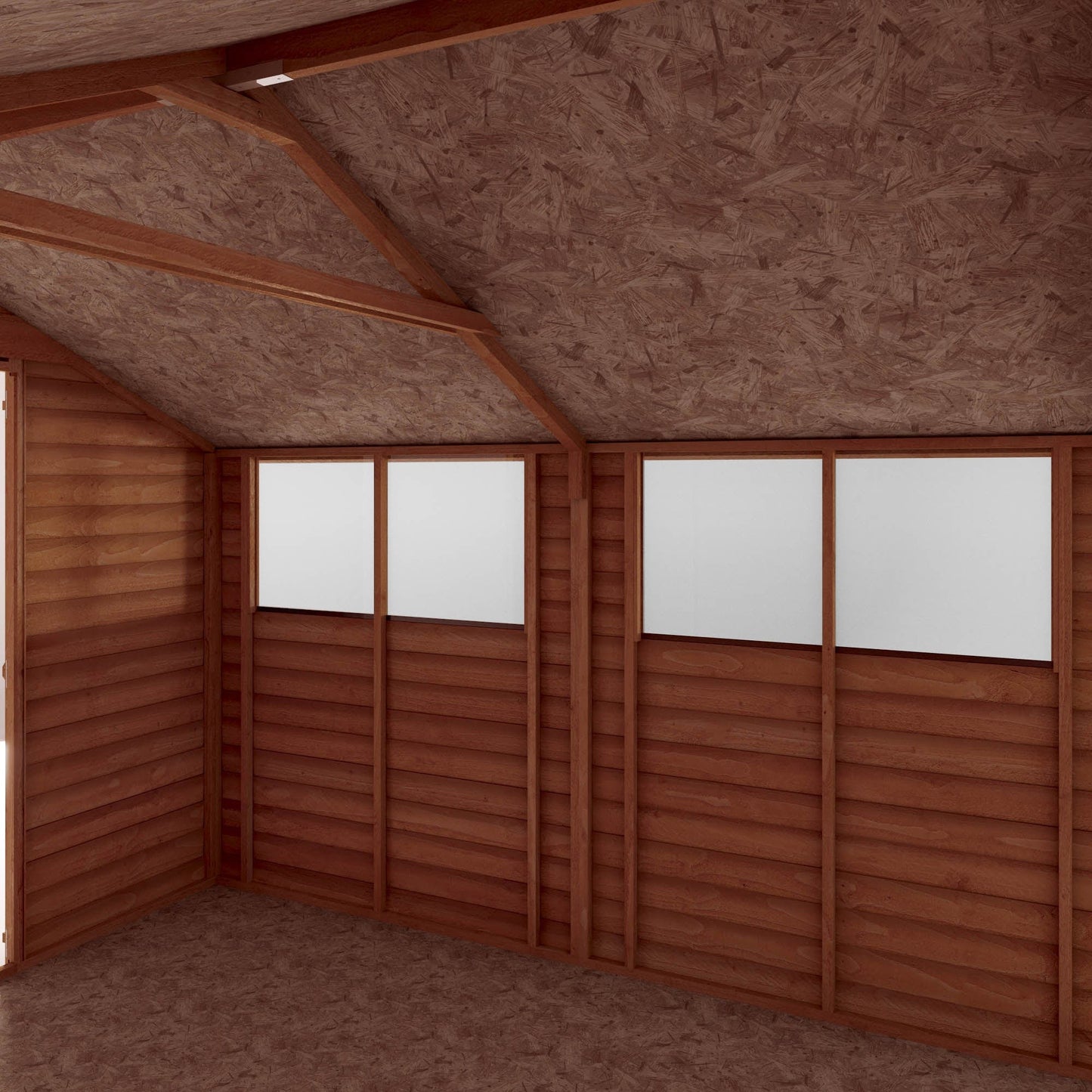 Mercia 10x10 Overlap Apex Shed