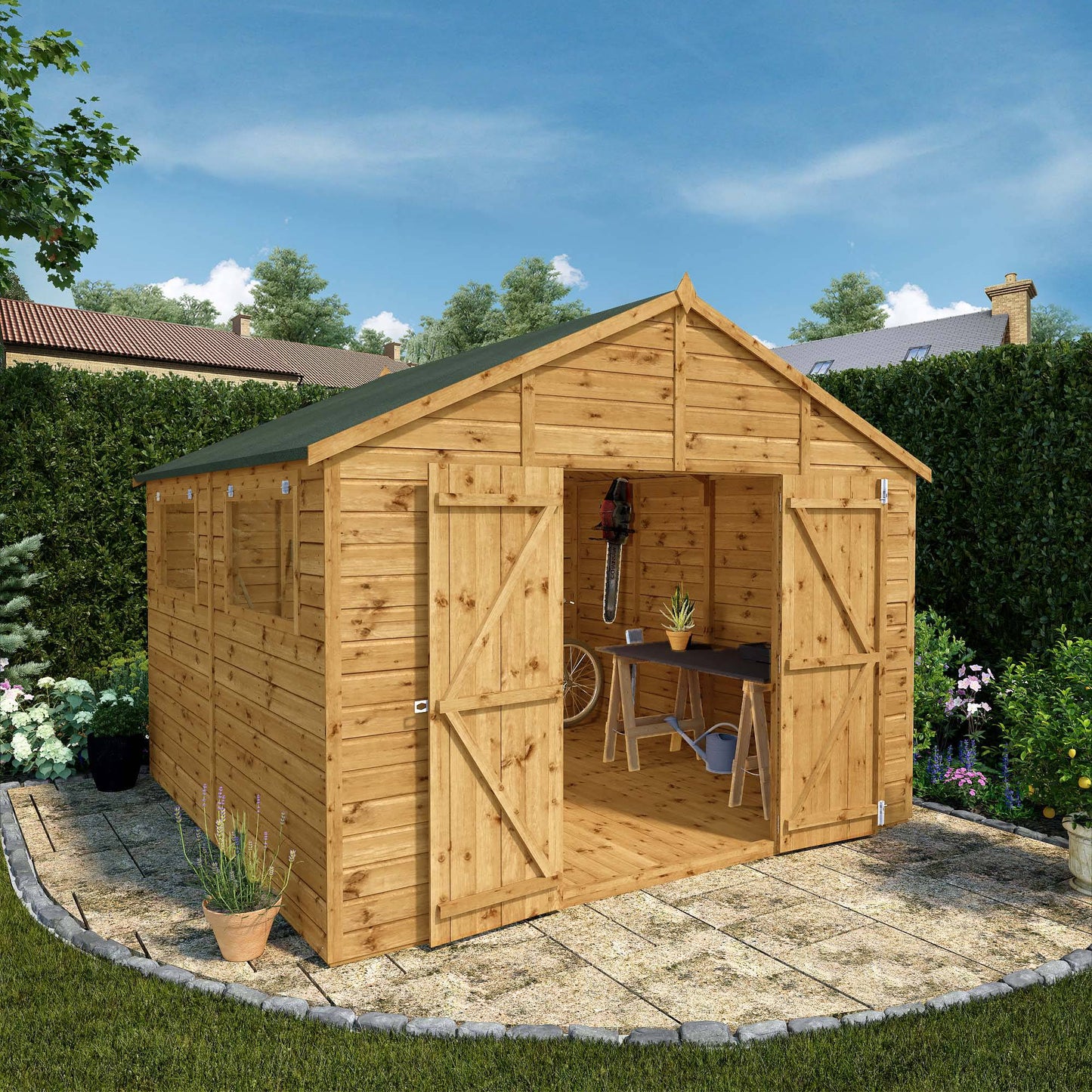 Mercia 10x10ft Premium Shiplap Apex Workshop