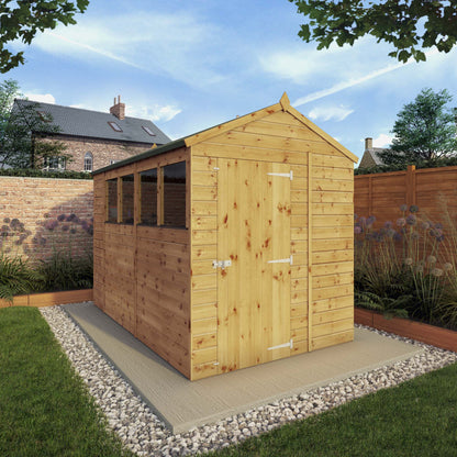 Mercia 10x6 Modular Shiplap Apex Wooden Shed