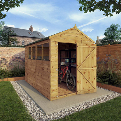 Mercia 10x6 Modular Shiplap Apex Wooden Shed