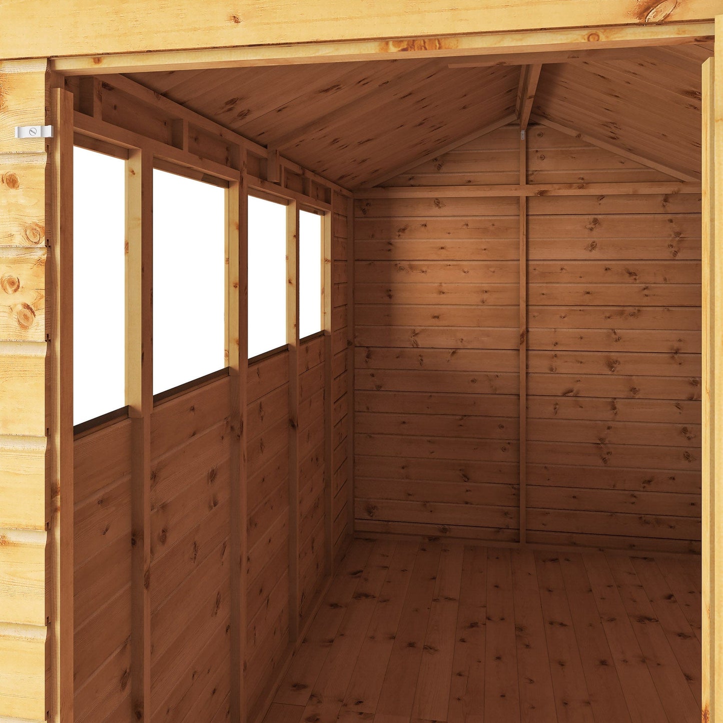 Mercia 10x6 Modular Shiplap Apex Wooden Shed