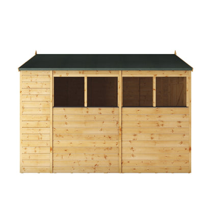 Mercia 10x6 Modular Shiplap Apex Wooden Shed