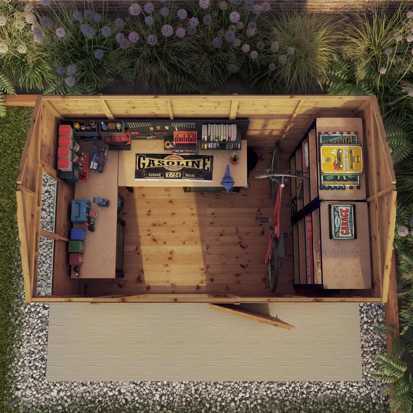 Mercia 10x6 Modular Shiplap Apex Wooden Shed