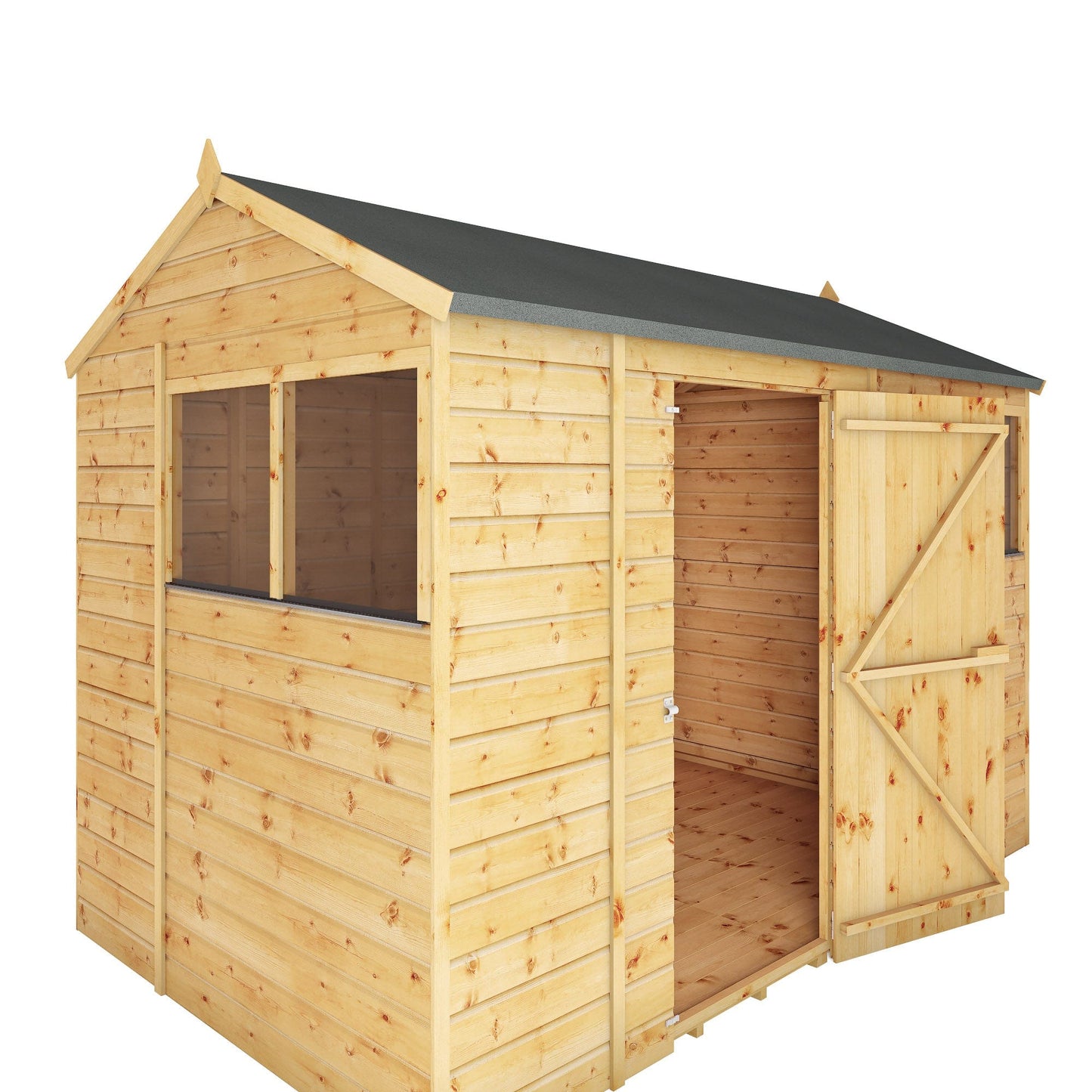 Mercia 10x6 Modular Shiplap Apex Wooden Shed