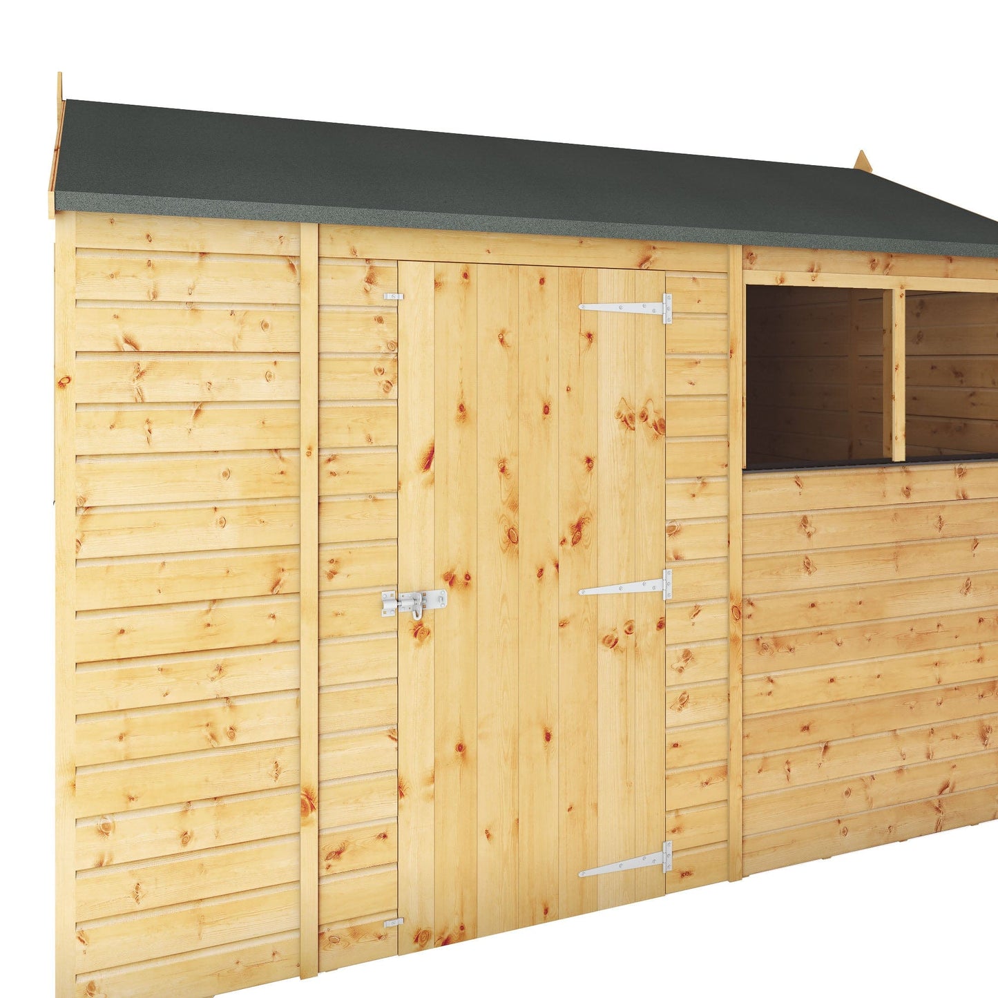 Mercia 10x6 Modular Shiplap Apex Wooden Shed