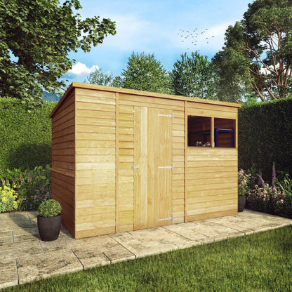 Mercia 10x6 Overlap Pent Shed