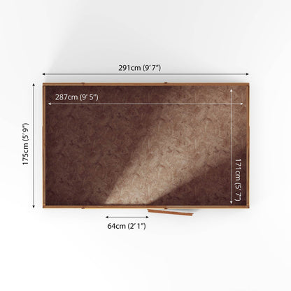 Mercia 10x6 Overlap Pent Shed