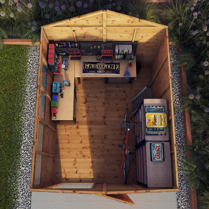 Mercia 10x8 Modular Shiplap Apex Wooden Shed