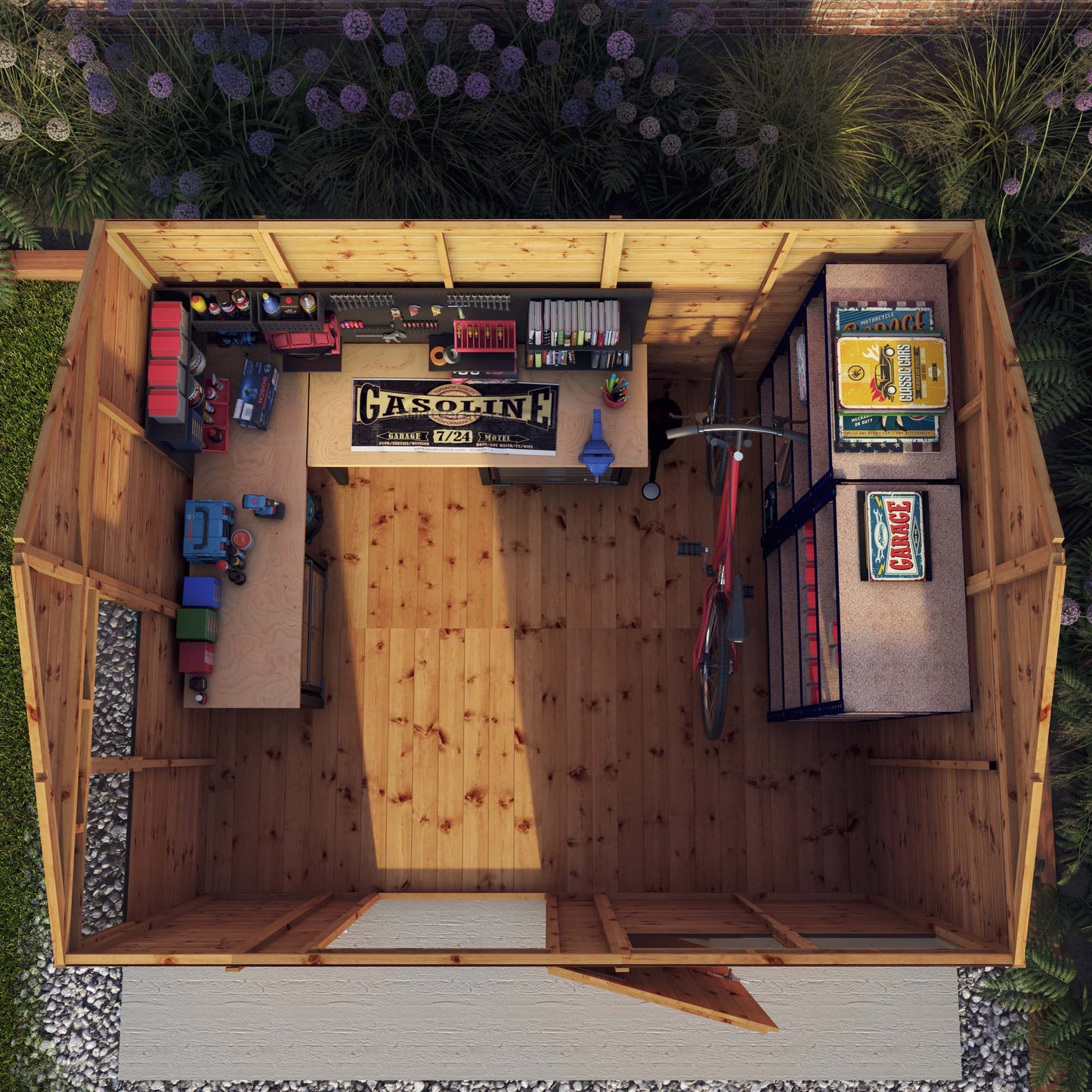 Mercia 10x8 Modular Shiplap Apex Wooden Shed