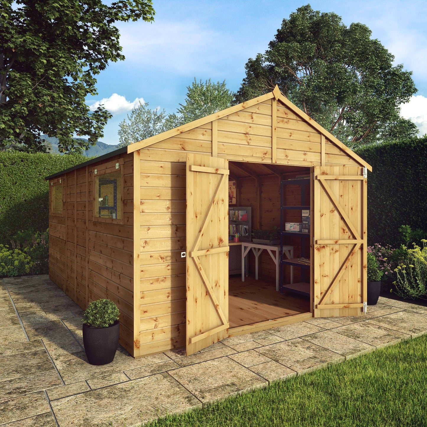 Mercia 14x10 Premium Shiplap Apex Workshop