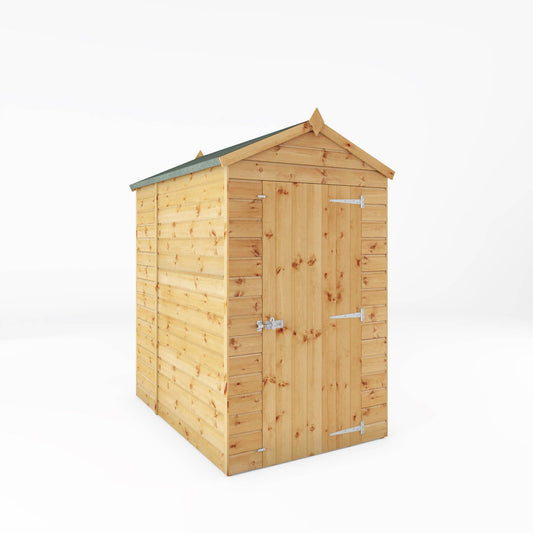Mercia 6x4 Modular Shiplap Apex Windowless Wooden Shed