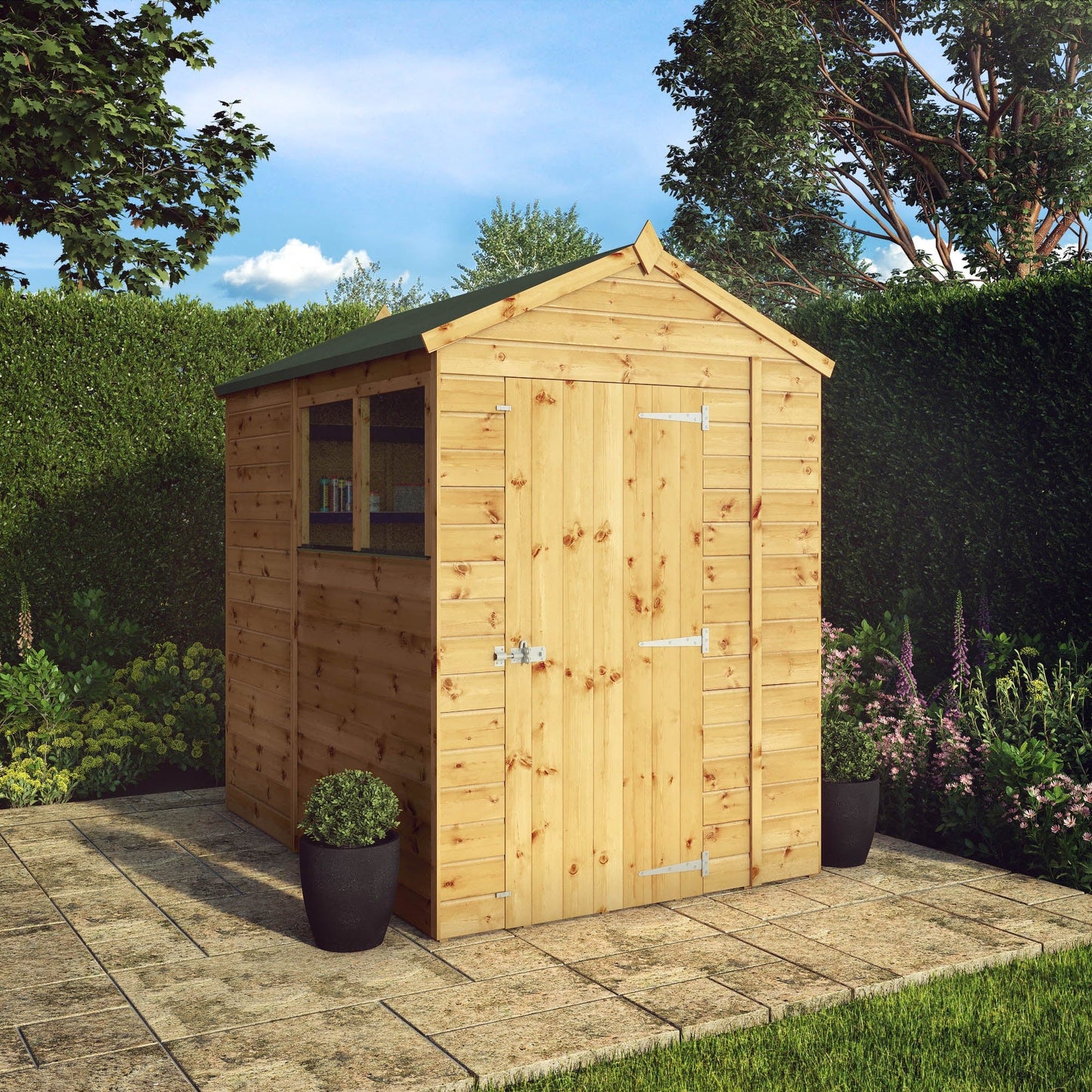 Mercia 7x5 Modular Shiplap Apex Shed