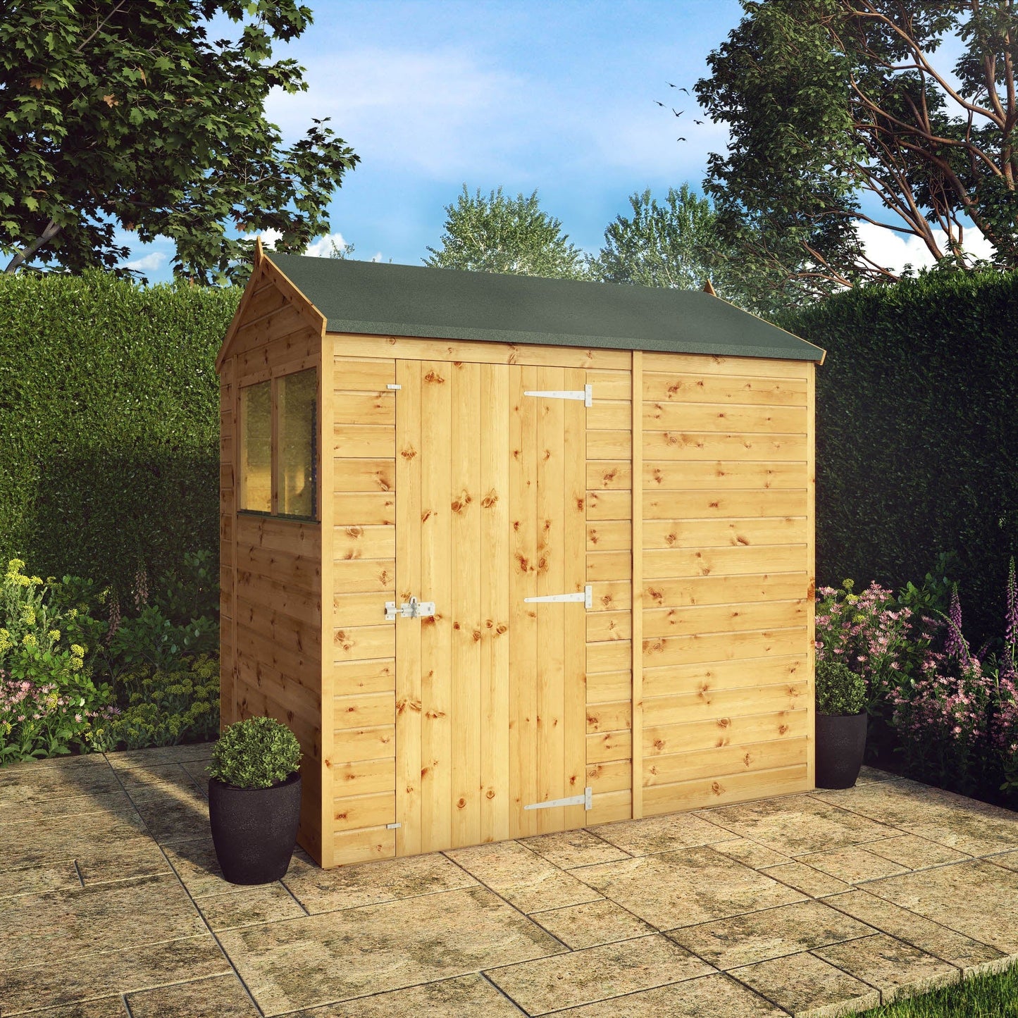 Mercia 7x5 Modular Shiplap Apex Shed
