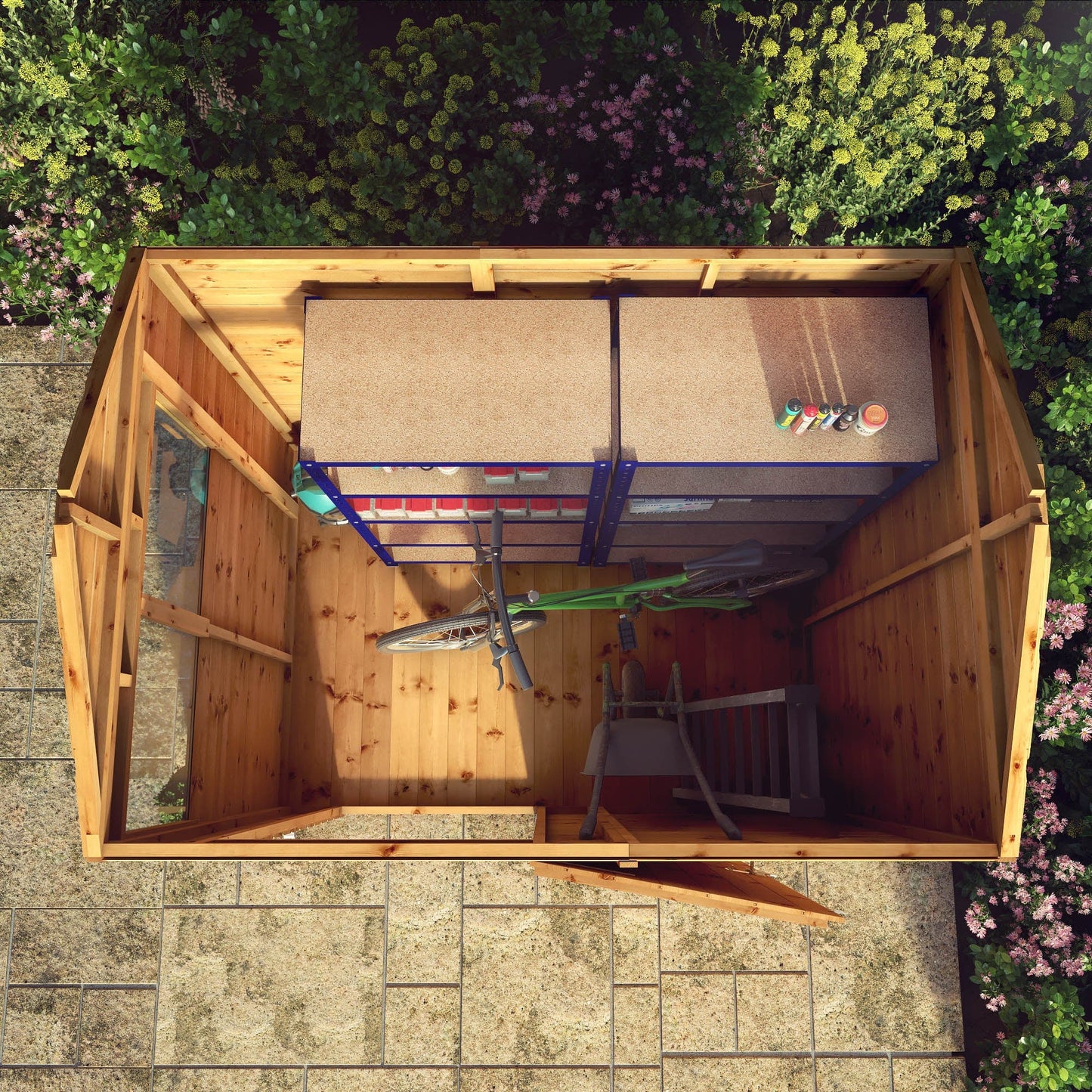 Mercia 7x5 Modular Shiplap Apex Shed