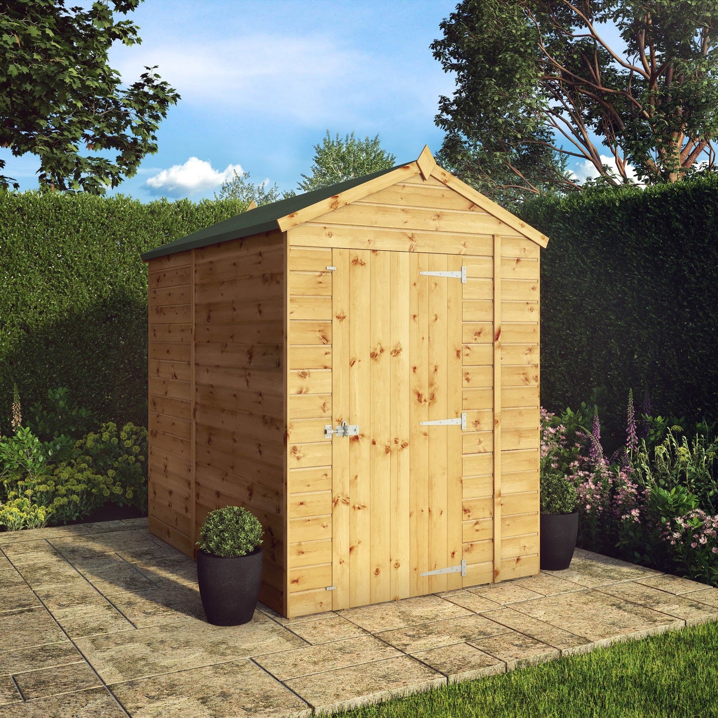 Mercia 7x5 Modular Shiplap Apex Windowless Shed