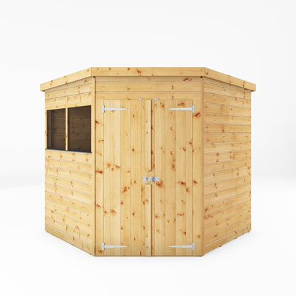 Mercia 7x7 Shiplap Corner Wooden Shed