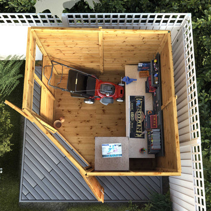 Mercia 7x7 Shiplap Corner Wooden Shed