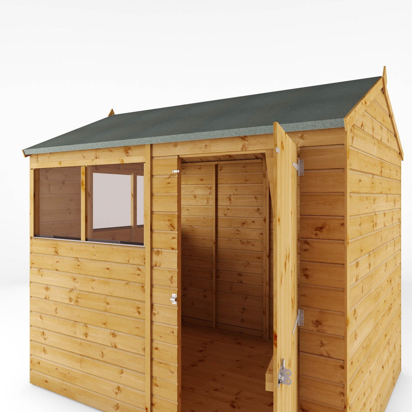 Mercia 8 x 6 Modular Shiplap Apex Shed