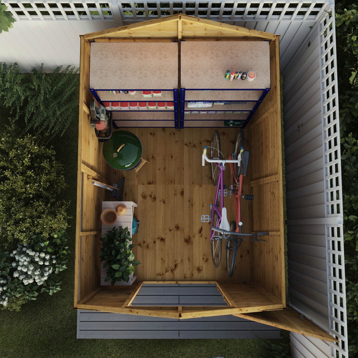 Mercia 8x6 Security Shiplap Apex Shed