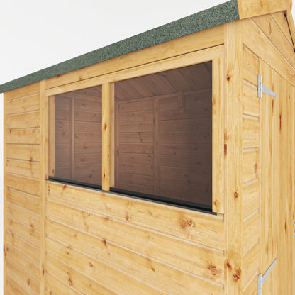 Mercia The Woodsman 6x4 Shiplap Apex Wooden Shed