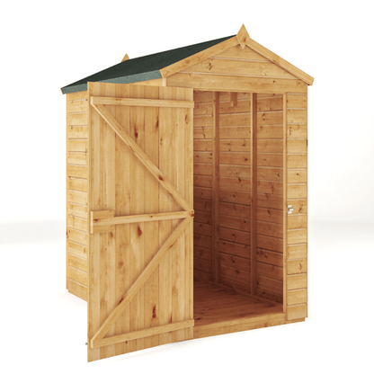 Mercia The Woodsman 6x4 Shiplap Apex Wooden Shed
