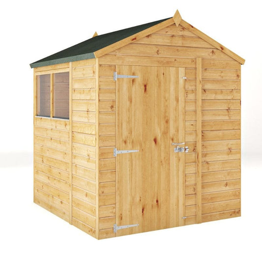 Mercia The Woodsman 6x6 Shiplap Apex Wooden Shed