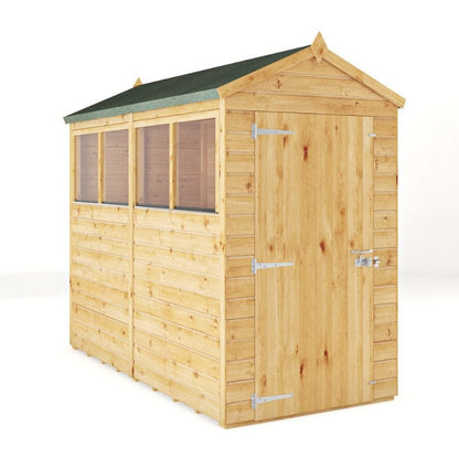 Mercia The Woodsman 8x4 Shiplap Apex Wooden Shed