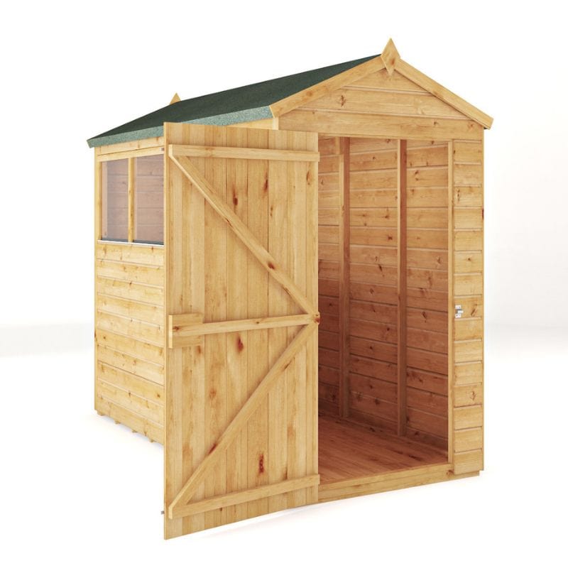Mercia The Woodsman 8x4 Shiplap Apex Wooden Shed