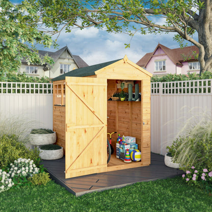 Mercia The Woodsman 8x4 Shiplap Apex Wooden Shed