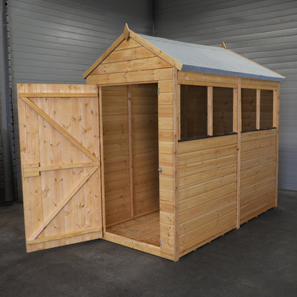 Mercia The Woodsman 8x4 Shiplap Apex Wooden Shed