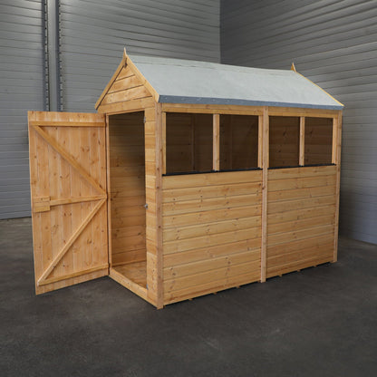 Mercia The Woodsman 8x4 Shiplap Apex Wooden Shed