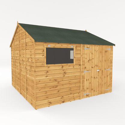 Mercia 10 x 10 Premium Shiplap Reverse Apex Workshop