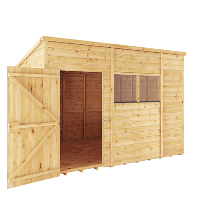 Mercia 10 x 8 Woodsman Shiplap Pent Shed - Styrene