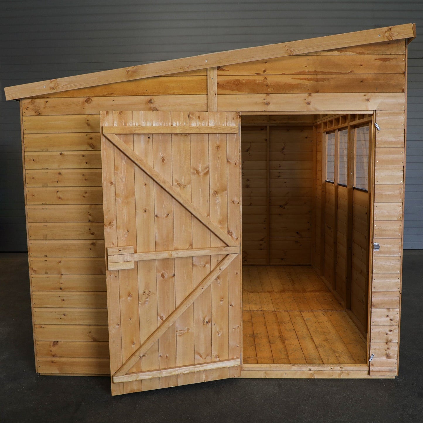 Mercia 10 x 8 Woodsman Shiplap Pent Shed - Styrene