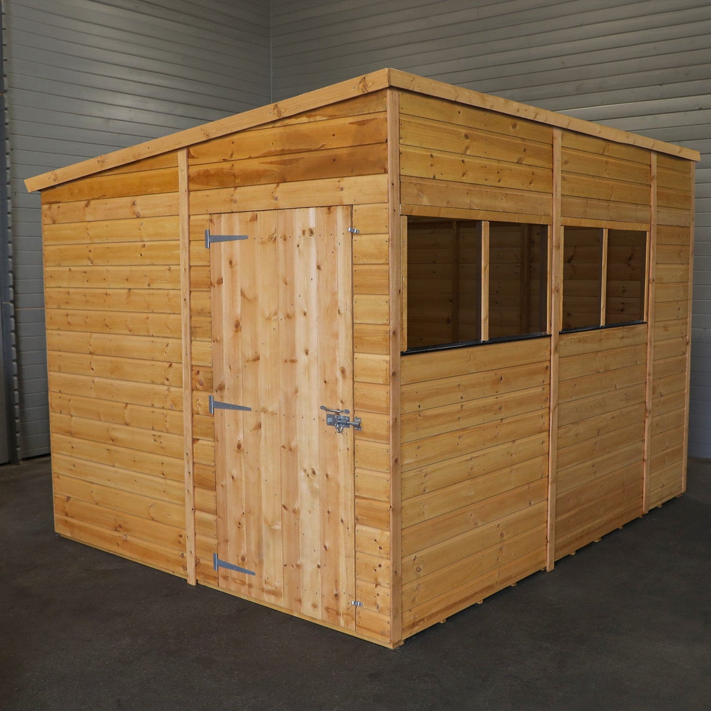 Mercia 10 x 8 Woodsman Shiplap Pent Shed - Styrene