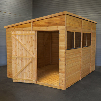 Mercia 10 x 8 Woodsman Shiplap Pent Shed - Styrene