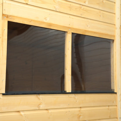 Mercia 10 x 8 Woodsman Shiplap Pent Shed - Styrene