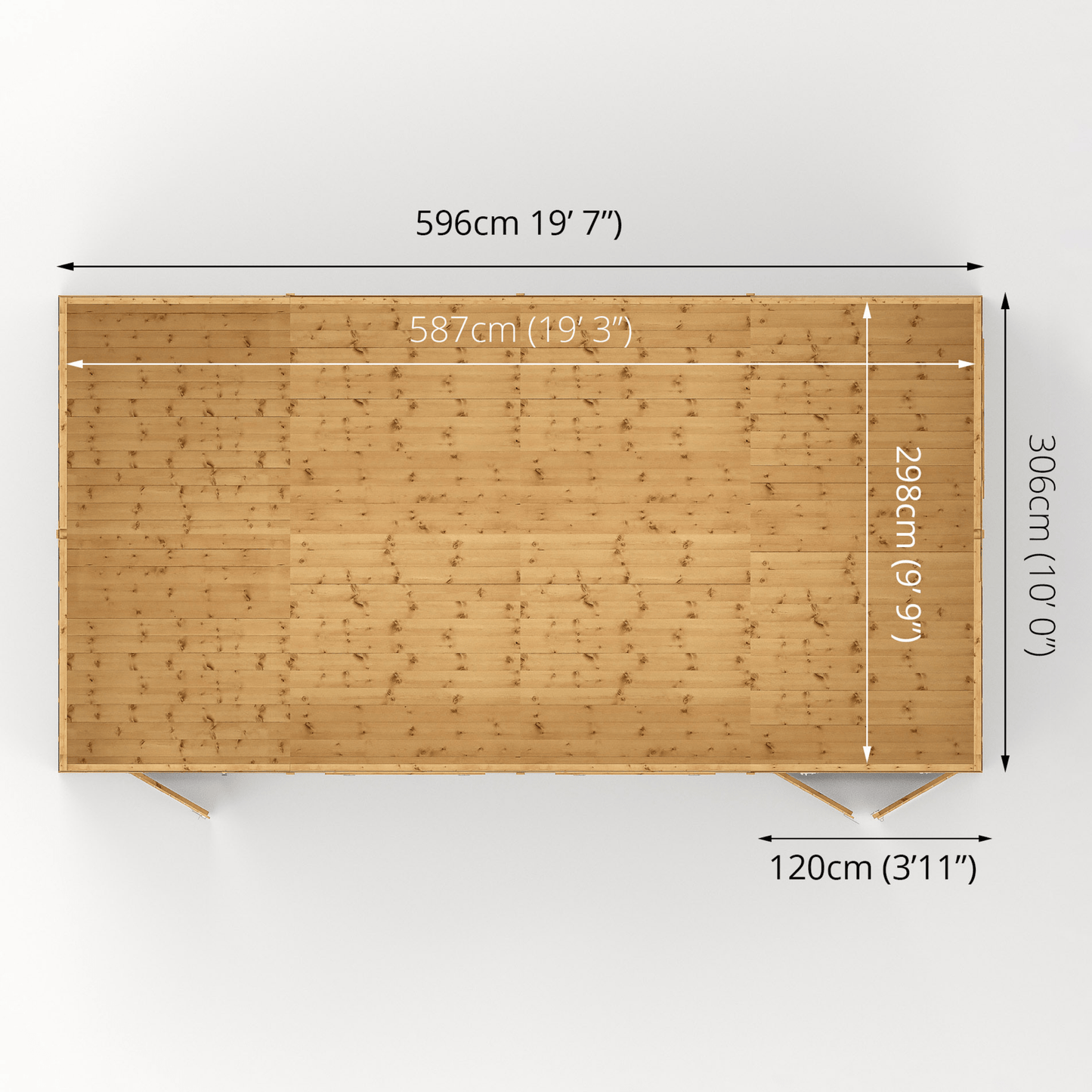Mercia 20 x 10 Premium Shiplap Reverse Apex Workshop