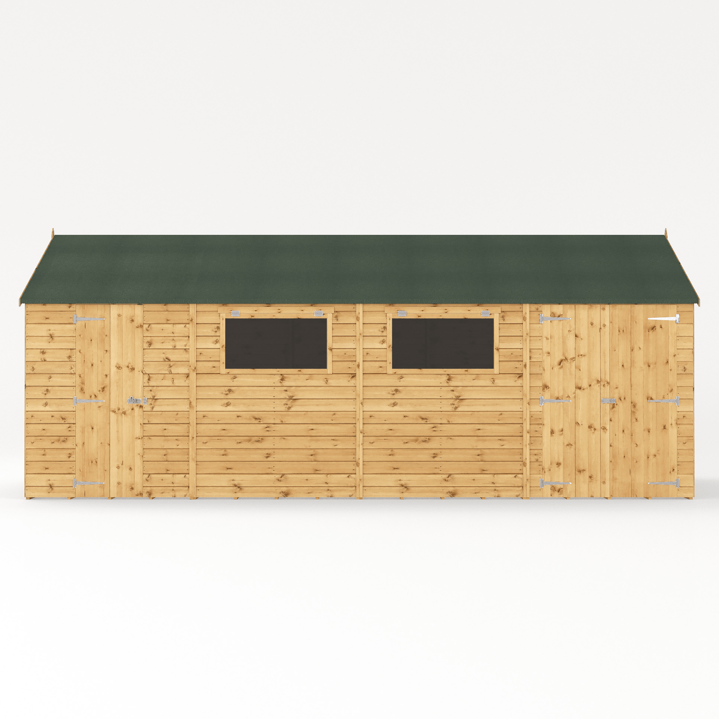 Mercia 20 x 10 Premium Shiplap Reverse Apex Workshop
