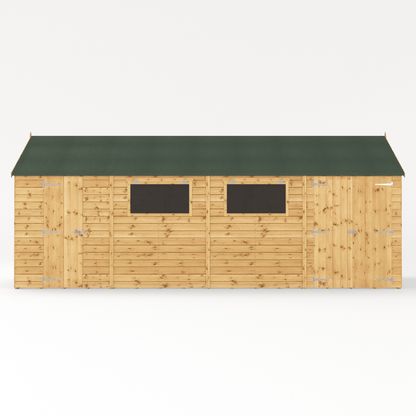 Mercia 20 x 10 Premium Shiplap Reverse Apex Workshop