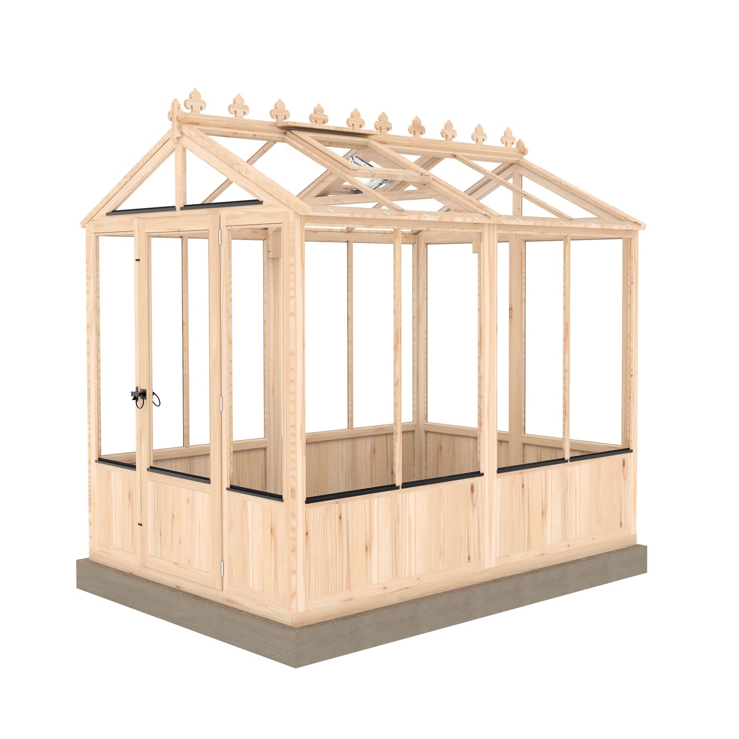 Shire Holkham 6 x 8 Wooden Greenhouse