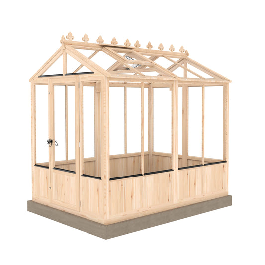 Shire Holkham 6 x 8 Wooden Greenhouse