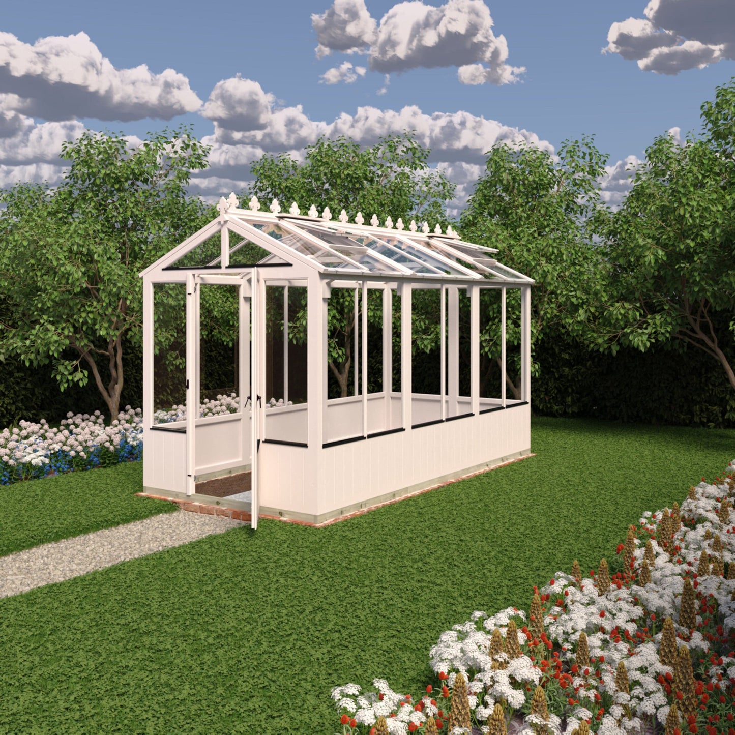 Shire Holkham 6 x 12 Wooden Greenhouse
