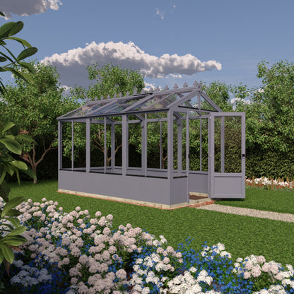 Shire Holkham 6 x 12 Wooden Greenhouse