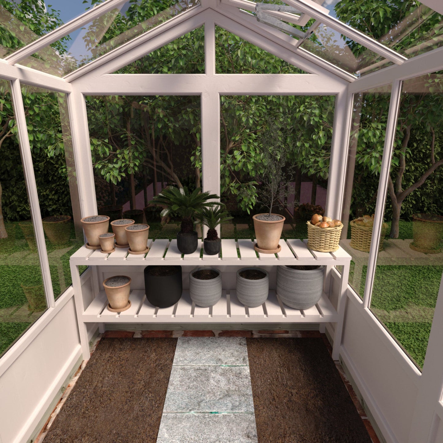 Shire Holkham 6 x 12 Wooden Greenhouse