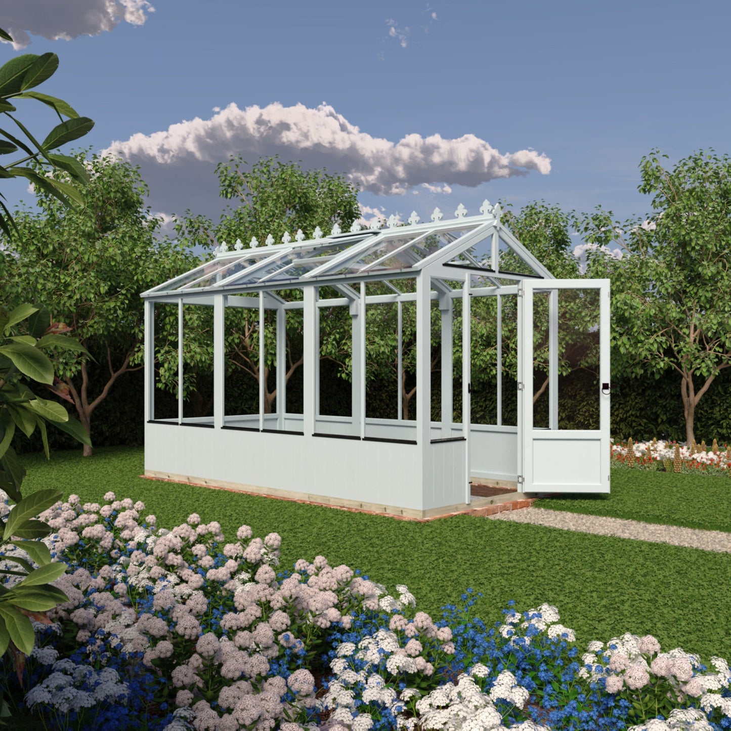 Shire Holkham 6 x 12 Wooden Greenhouse