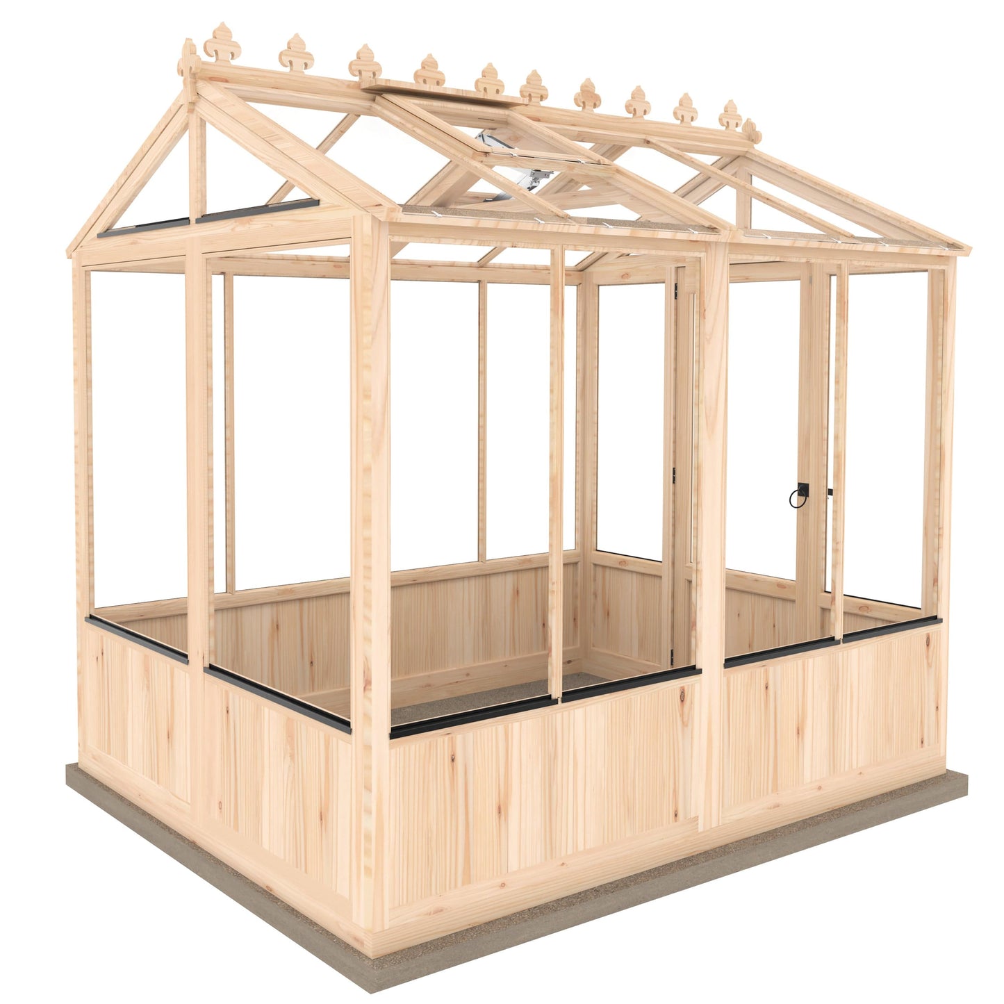 Shire Holkham 6 x 8 Wooden Greenhouse