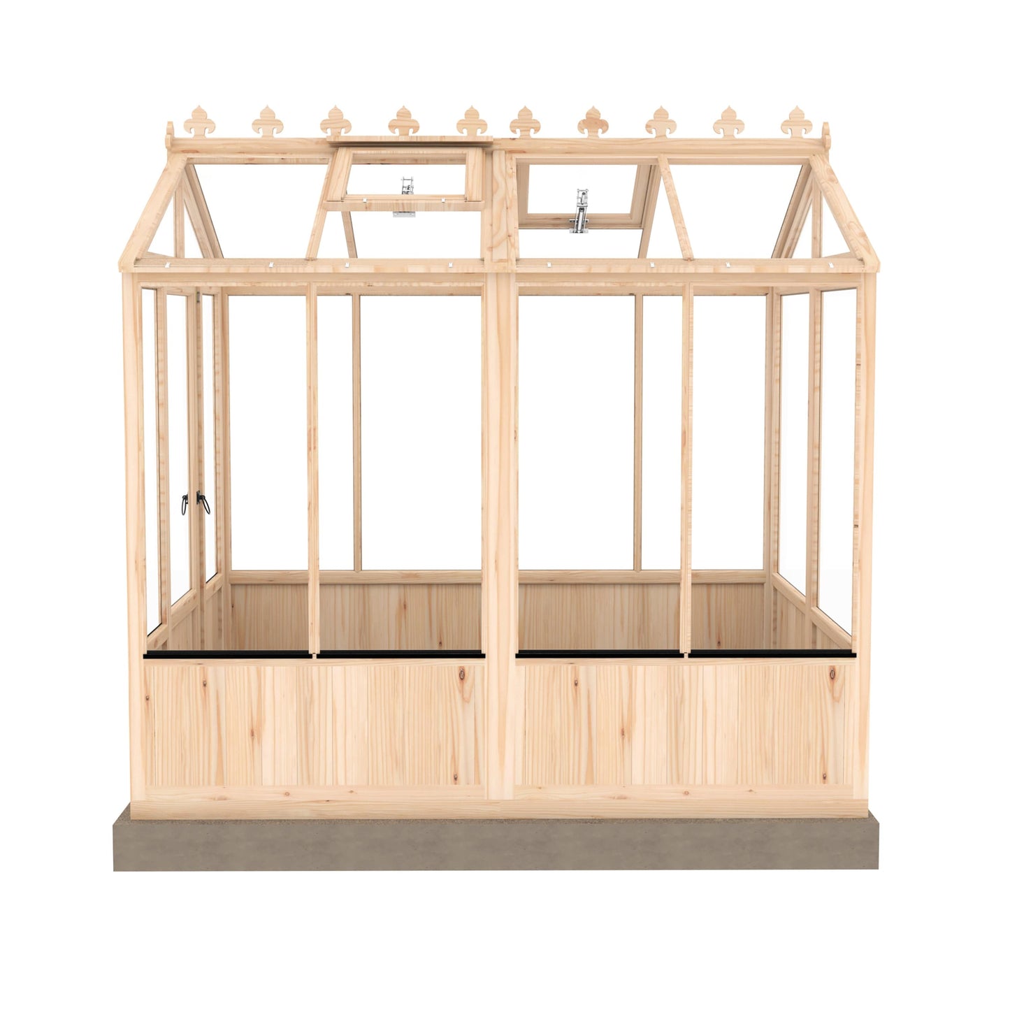 Shire Holkham 6 x 8 Wooden Greenhouse